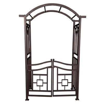 Aluminum Garden Arch With Gate