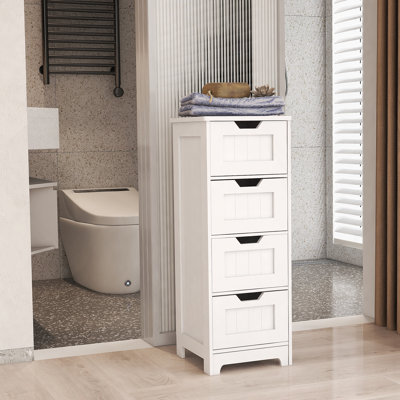 Modern UV Painted Storage Cabinet With Spacious Drawers, Durable And Effortlessly Assembled For Optimal Home Organization