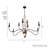 Teren 9 - Light Candle Style Tiered Chandelier-63793832