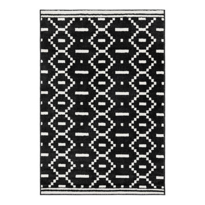 Ivy Bronx Begna Nathanyl Rug Black