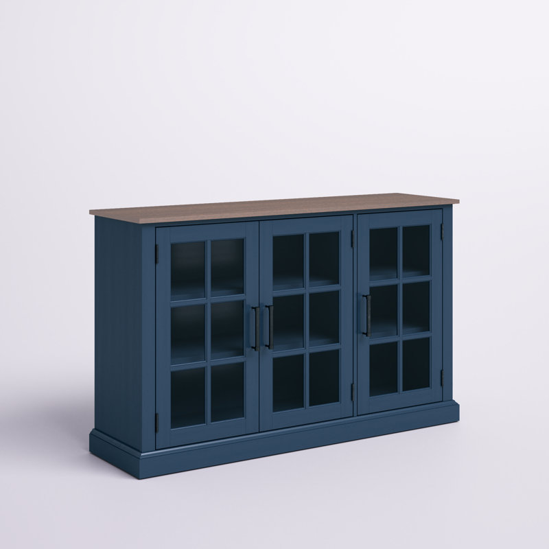 Thomas 55'' Sideboard, Fontana Blue/Brown
