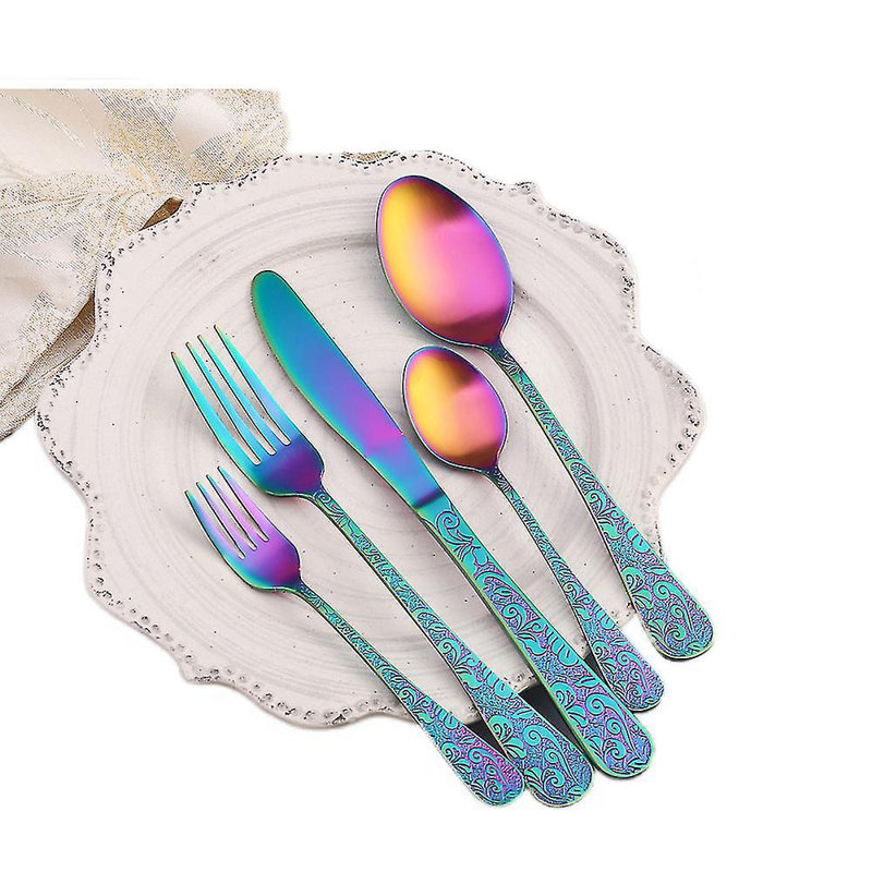 Ivy Bronx Jayvius Stainless Steel Flatware Set - Service for 4