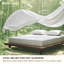 Draps rafraîchissants pour la literie, mélange de rayonne de bambou et de coton, doux, doux et respirant, ensemble de draps pour très grand lit, poche profonde jusqu'à 18 pouces, literie de luxe pour hôtel pour dormeurs chauds, blanc-116623568-116623566