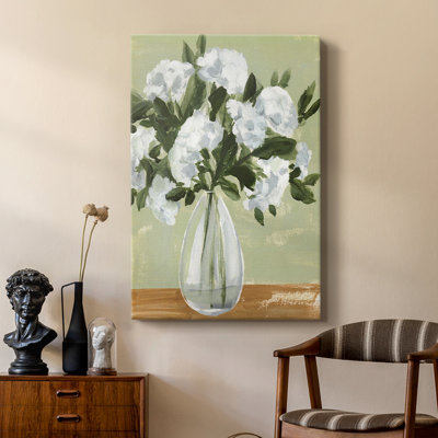 Vased Viburnum II -Custom Wrapped Gallery Cavas