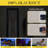 Door Curtains, 100% Blackout Door Window Cover for French Front Glass Window, Elegant Privacy Light Control Curtains for Kitchen, 1 Panel-1971341178-1971341176