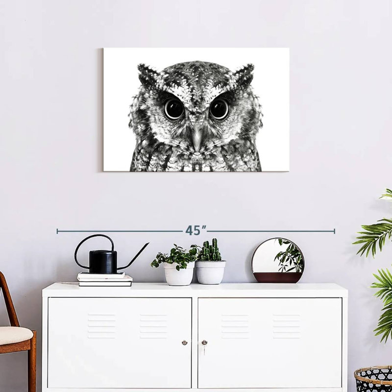 Bewitching Owl, 20" H x 30" W