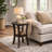 Boa Solid Wood Round Side Table-81448386
