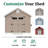 Colonial Williamsburg Outdoor Wood Storage Shed-1868793091-1868793110