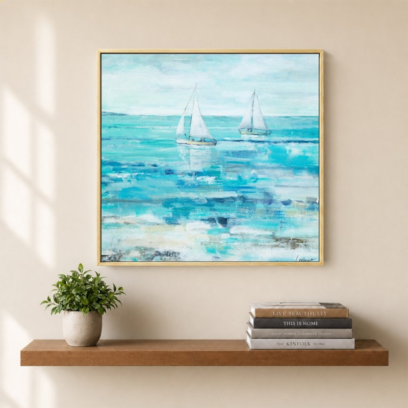 Duo de voiliers par Lorenzo Collective - Impression sur toile