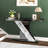 Rillamas 47.24'' Mirrored Glass Console Table Imitation Marble Sofa Entryway Table
