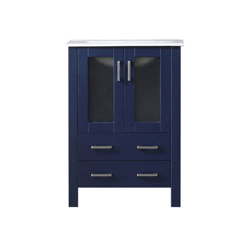 Meuble-lavabo avec comptoir en céramique