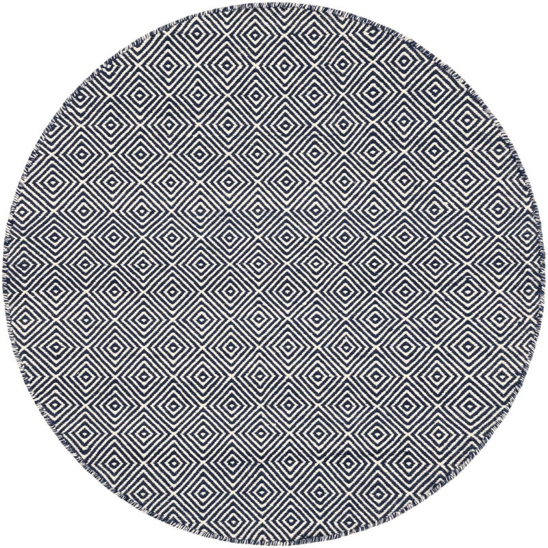 Tapis contemporain Contemporary, Rond 4 pi 1 po