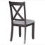 Ensemble de salle à manger 6 pièces en bois massif avec 4 chaises et banc pour la salle à manger-1276245193