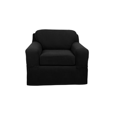 Ultra-Soft Stretch Box Cushion Armchair Slipcover