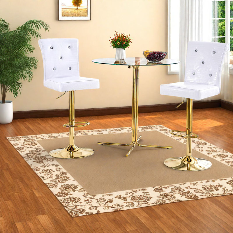Dining Table Sets(must Include Both Table And Chair), Glass Modern Bistro