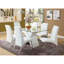 Chaises d'appoint rembourrées en similicuir-474058430