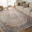 Tapis beige / bleu Heir Medallion-2012804727