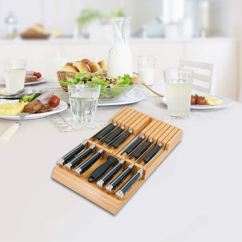 TAKKUI 12 Slot Drawer Knife Block