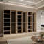 6 Door Manufactured Wood Wardrobe