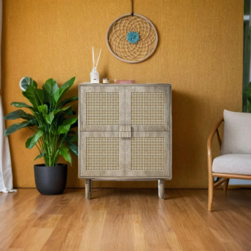 Askanaz Accent Cabinet, Gray