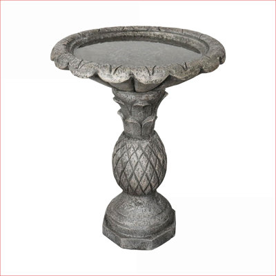 Bird Baths  Modern 248 H Outdoor Garden Patio Backyard Bird Bath  Concrete Cement  Pedestal