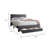 Daisy Full Bed W Drawer, Dark Gray Corduroy Upholstery, Foam Headboard-117559642