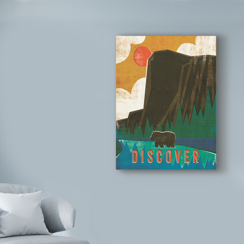 Art sur toile «Big Sky IV» de Katarina, H 24 po x l 18 po x P 2 po