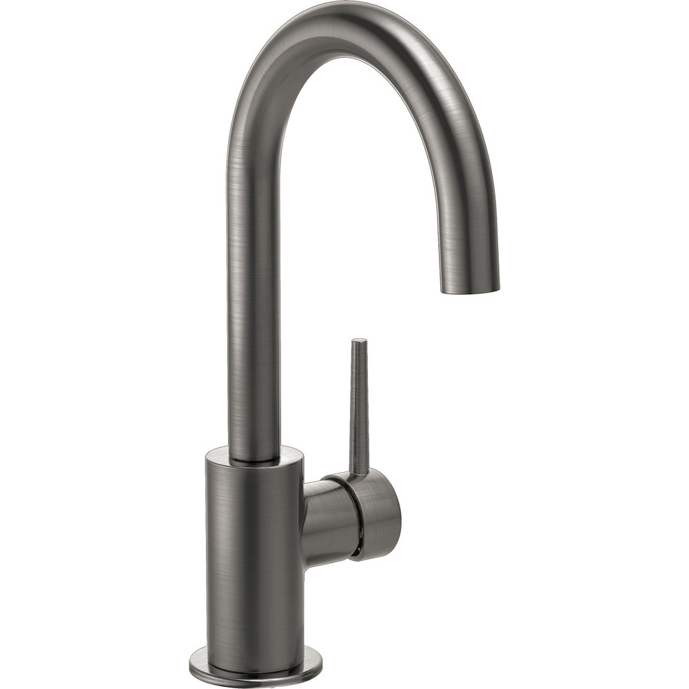 Trinsic Swivel Bar Faucet, Black Stainless