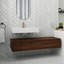 Meuble-lavabo flottant de 60 po avec tiroir à fermeture en douceur-657230792