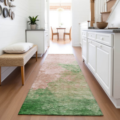 Premium Machine Washable Ducote AMF1138 Watercolors Rug