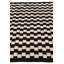 Tapis noir et blanc Newsom