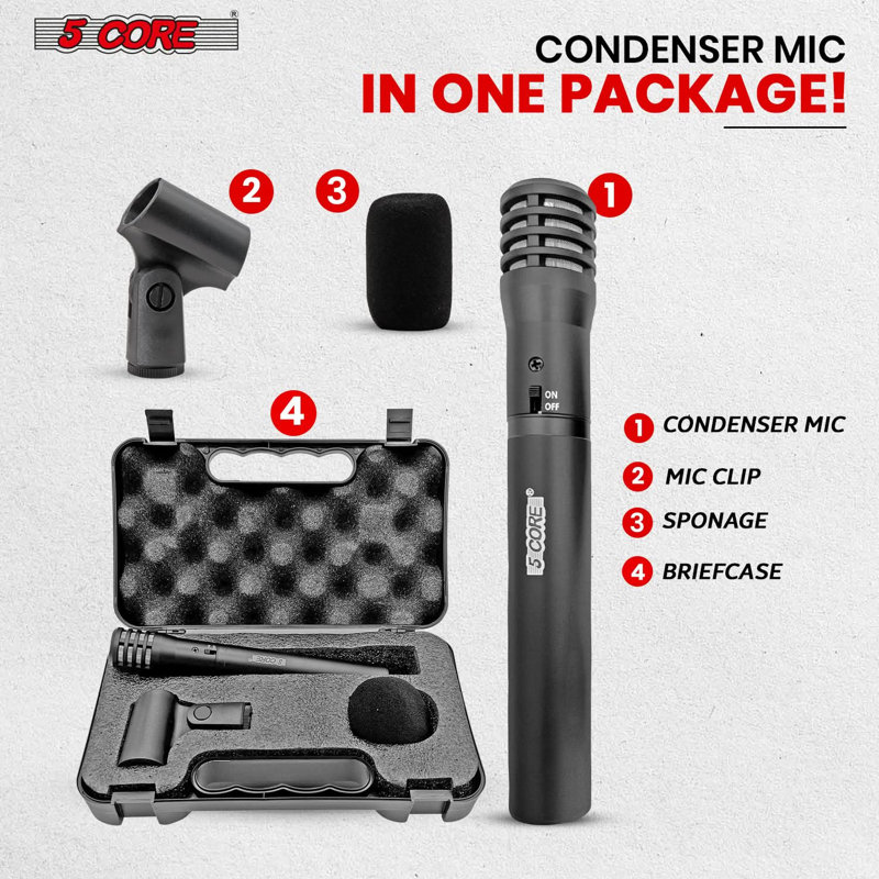 Microphone à 5 cordes pour cardiofréquencemètre professionnel XLR