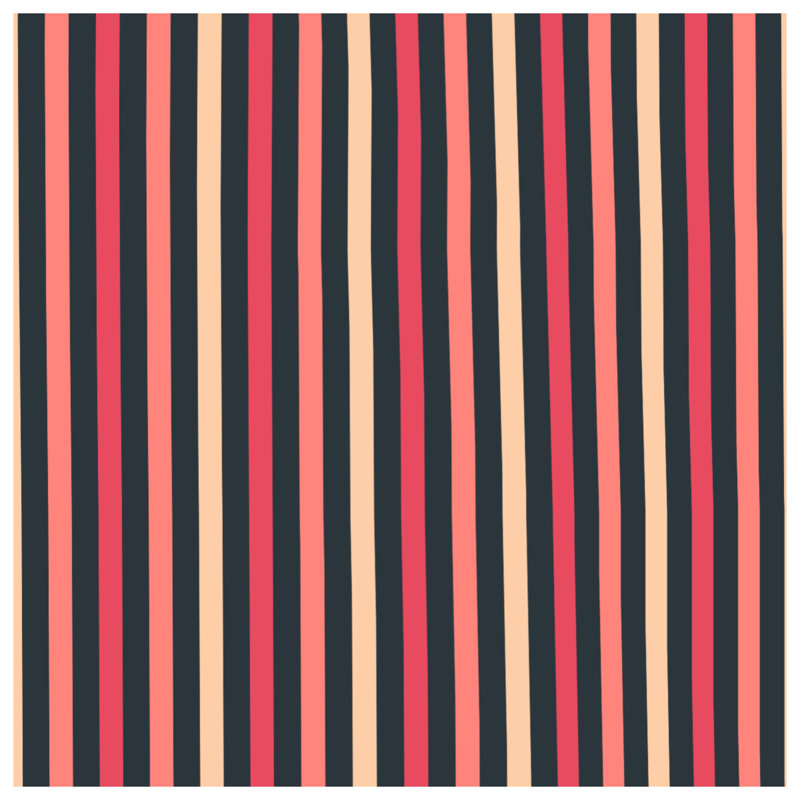 Vertical Striped Pattern Double Sided Throw Pillows, 20 x 20 inches