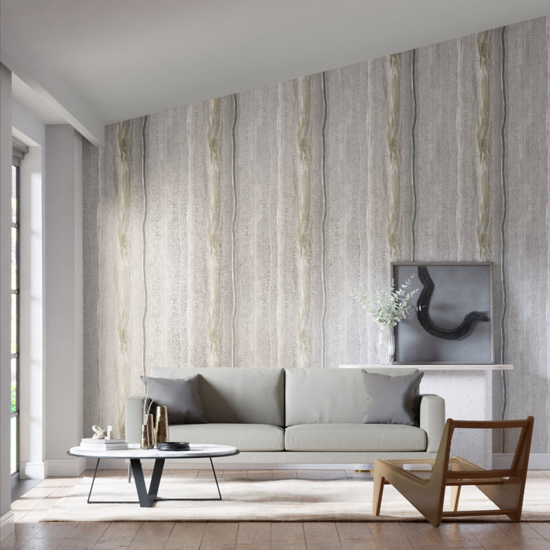 Vitruvius Wallpaper, Cement/Slate