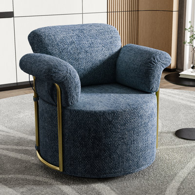 Fauteuil d'appoint pivotant à 360 degrés Fluffy