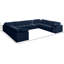Canapé modulaire réversible en velours Cozy-988167174