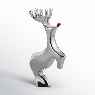 Mini Red Nosed Reindeer Figurine