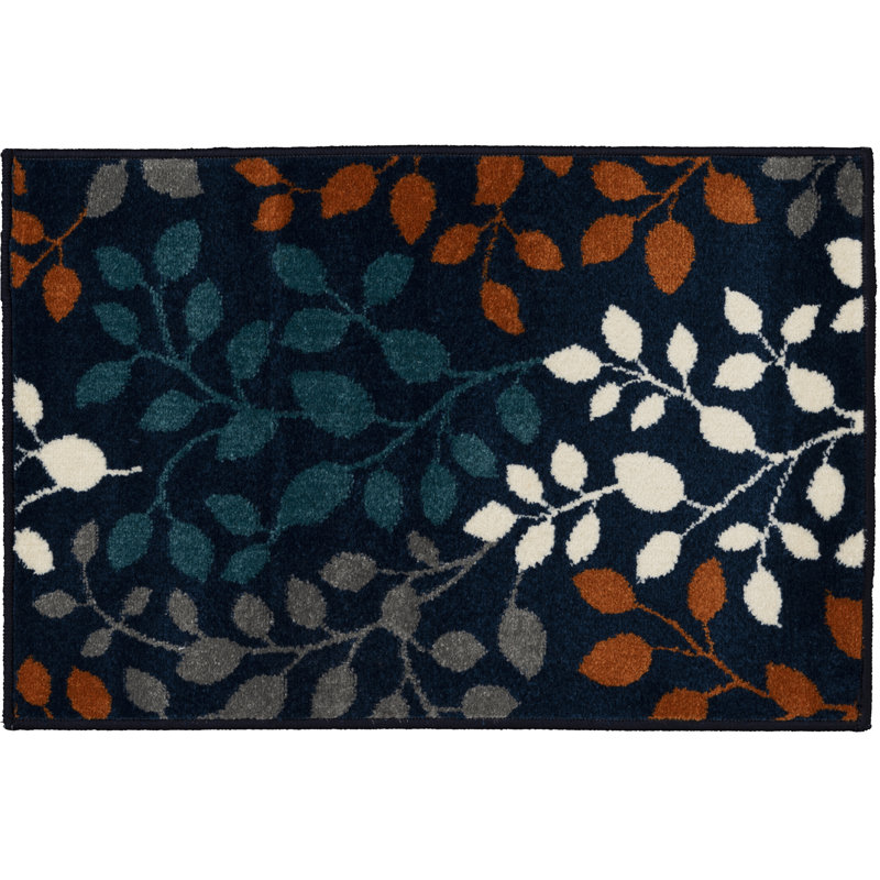 Ketchum Floral Indoor / Outdoor Rug, Rectangle 2' x 3'