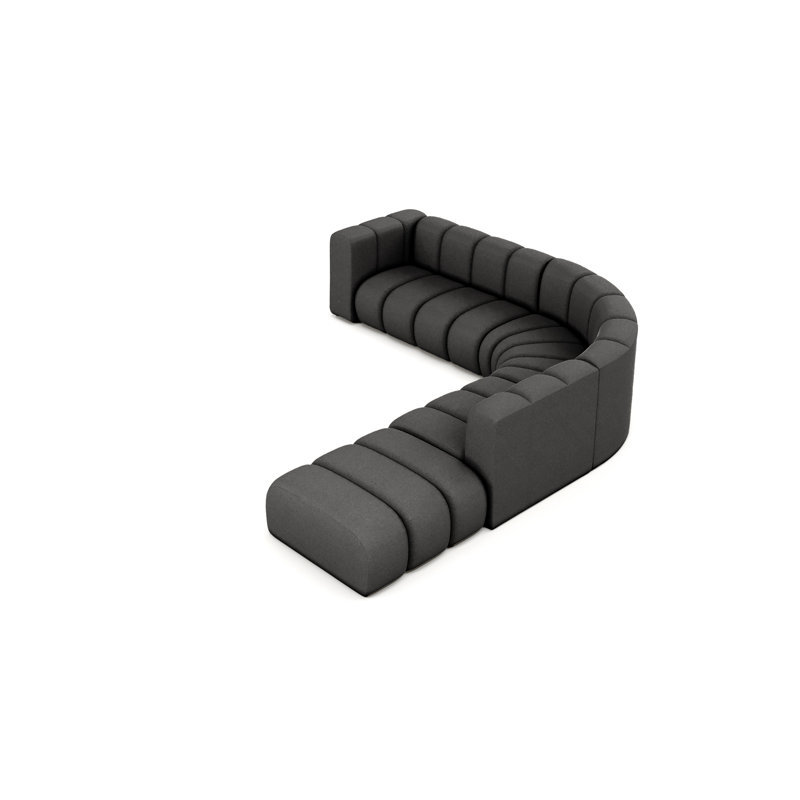4 Seater Velvet Corner Sectional