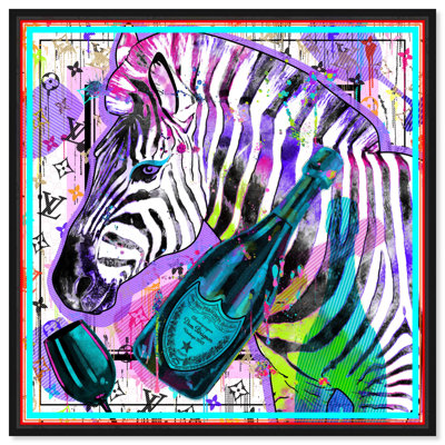 «Urban Drinker Zebra Canvas Maximalist Fashion Art Prints» par Rosdorf Park