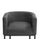 27" H Counter Height Bar Stools, Modern Barrel Counter Stools With Backrest And Arms, Black Metal Frames, Linen Fabric Upholstered Accent Barstools For Kitchen Island