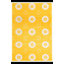 Tapis jaune à tissage plat Morrissette-1137530131