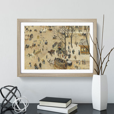 Theatre Place by Camille Pissarro - Picture Frame Painting