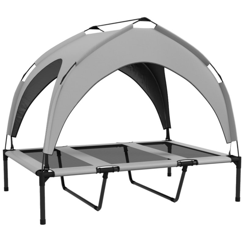 Polyester Pet Bed, Light Grey