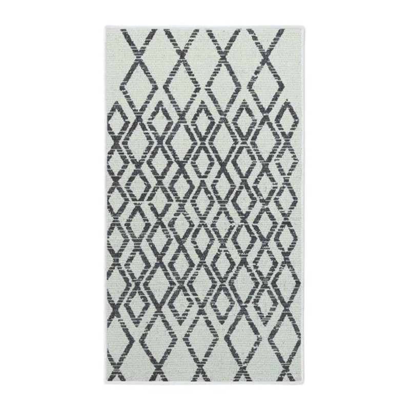 Tapis gris / noir Becknell, Rectangle 2 pi x 4 pi