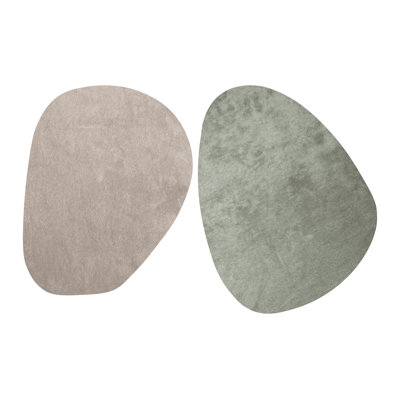 Caeran Vinyl Machine Printed Area Rug