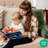 Faux Fur Reading Backrest Pillow-108989353