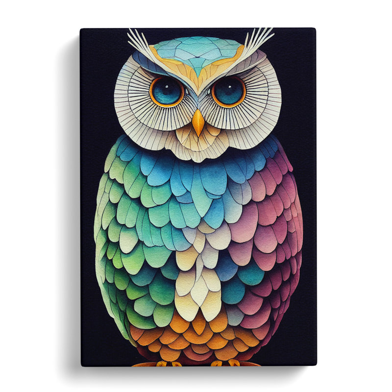 An Incredible Owl - Wrapped Canvas, 76cm H x 50cm W x 3cm D