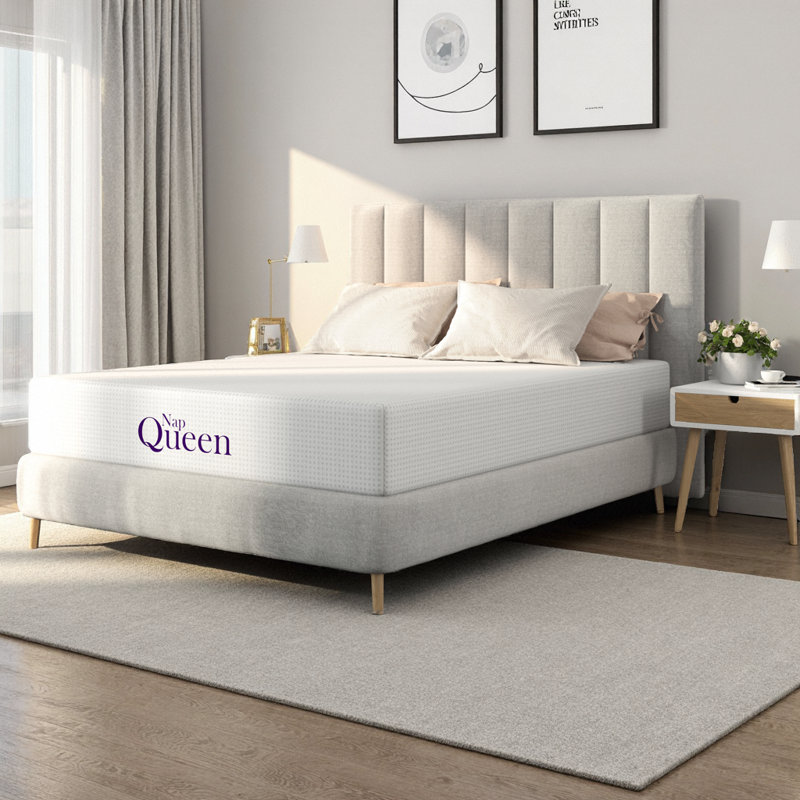 LUMERIS 8 Inch Twin XL Mattress, Charcoal-Infused Memory Foam, Medium Firm Support - Cool Comfort for Bunk Beds & Small Spaces