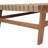 Outdoor Durable Acacia Wood Recliner Chaise Lounge With Rope Seat And Adjustable Positions-1444566845